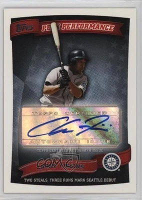 2010 Topps Peak Performance Auto Chone Figgins #PPA-CF Auto - Image 1 of 2