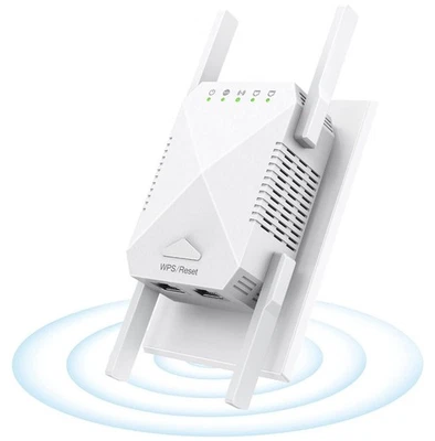 Edtiske WiFi Booster 1200Mbps Dual Band (5GHz/2.4GHz) Covers up to 10000sqft - Image 1 of 4