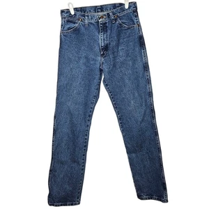 Wrangler Mens Cowboy Cut Original blue Jeans sz 32 x 34 13MWZGK - Picture 1 of 5