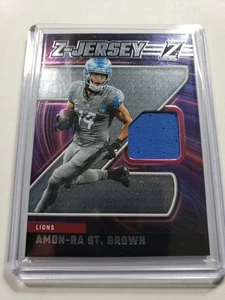 AMON-RA ST BROWN 2024 Zenith Football Z-JERSEY #ZJ26 Minn. Vikings - Picture 1 of 2