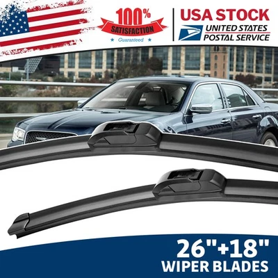 Durable Front Windshield Wiper Blades26''+18'' For Kia Optima 2016-2018 - Image 1 of 4