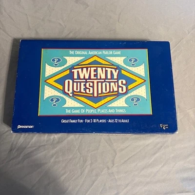 Vintage 1988 Twenty 20 Questions The Original American Parlor Brettspiel - Bild 1 von 4