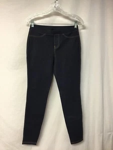 NWOT Women's No Nonsense Twill Denim Leggings Size Small Dark Denim #1026P - Picture 1 of 3