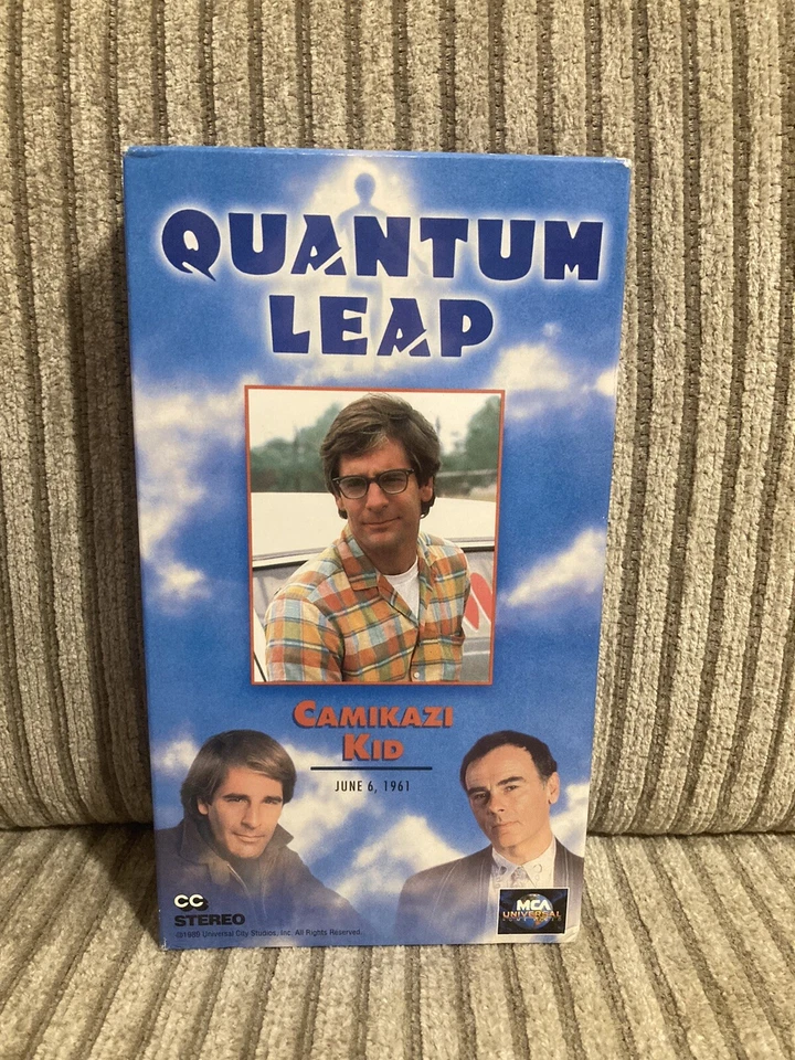 Quantum Leap Camikazi Kid June 6, 1961 VHS Tape Scott Bakula Dean Stockwell Foto 1 de 2