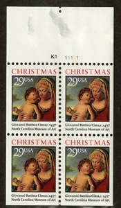 Scott 2790a Madonna und Kind ungefaltete Broschürenscheibe postfrisch kostenloser Versand in USA! - Bild 1 von 1