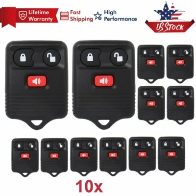 10 Llavero de coche con control remoto de entrada sin llave para Ford 1998-2016 F-150 F-250 F-350 Foto 1 de 4