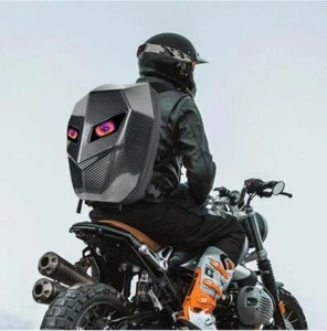 Mochila Motocicleta Impermeable LED Masaje Gran Capacidad - Imagen 1 de 23