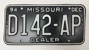 Missouri Händlerkennzeichen D142-AP Baujahr 1994 - Bild 1 von 1