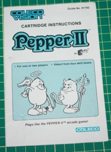 Colecovision Game Manual: Pepper II - Picture 1 of 2