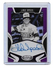 2018 Certified Racing NASCAR Certified Signatures PURPLE Lake Speed 10/10 WOW $$