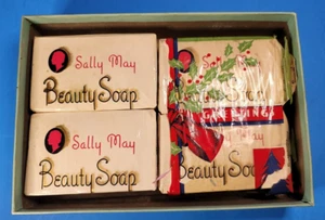 Beauty Soap Sally May IGA 4 Riegel in Linda Lee Box Vintage - Bild 1 von 9