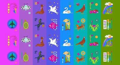 Telas Andover - Matasellos - Panel de bloque de estampillas efímeras de 23,5" - Genial Foto 1 de 4