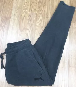 PUMA JOGGERS COTTON/POLY BLEND SWEATPANTS GRAY & BLACK Sz SMALL, S - Picture 1 of 6