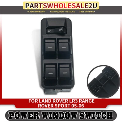 前左窗开关适用于路虎 LR3 2005 - 2006 Range Rover Sport 2006 SUV — 第 1/4 张图片