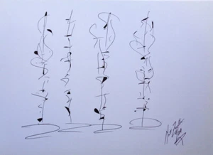Bio-Morphic Abstract || Work #30 || New Work 5.31.24 || Matt Zedler || $300.00 - Picture 1 of 1