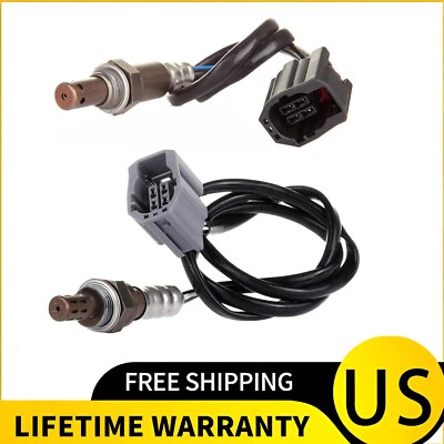 Set of 2 Oxygen Sensor Up&Downstream For MAZDA 3 2.3L L4 2006 -2009-W/ Calif Foto 1 de 4