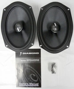 Brand New Diamond Audio DE692 75W 6" x 9" Coaxial Car Stereo Speakers Set of 2 - Picture 1 of 21