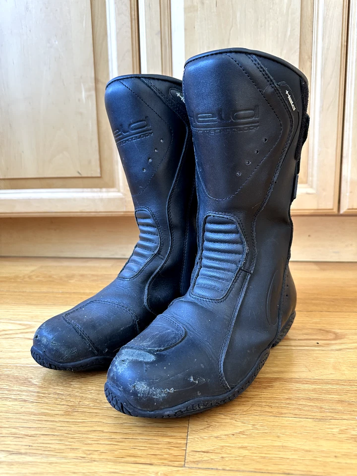 Botas femininas de motocicleta HELD (tamanho 8, seminovas) - Imagem 1 de 4