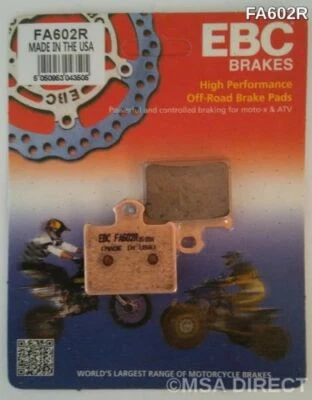 Спеченные задние дисковые тормозные колодки EBC (1 комплект) подходят для Husqvarna TC85 (2014–2020 гг.) - Изображение 1 из 2