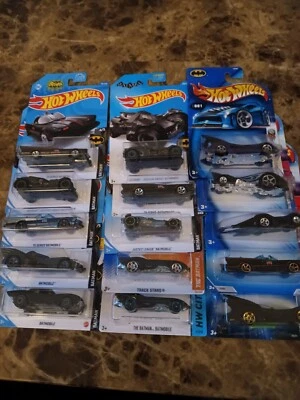 Hot Wheels 2004 Lot Of 3 Batman First Editions,Plus 12 Other Batmans,Please Read - Image 1 of 4