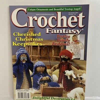 Patrones de ganchillo de Navidad Crochet Fantasy Magazine Edición # 154 Belén Foto 1 de 4