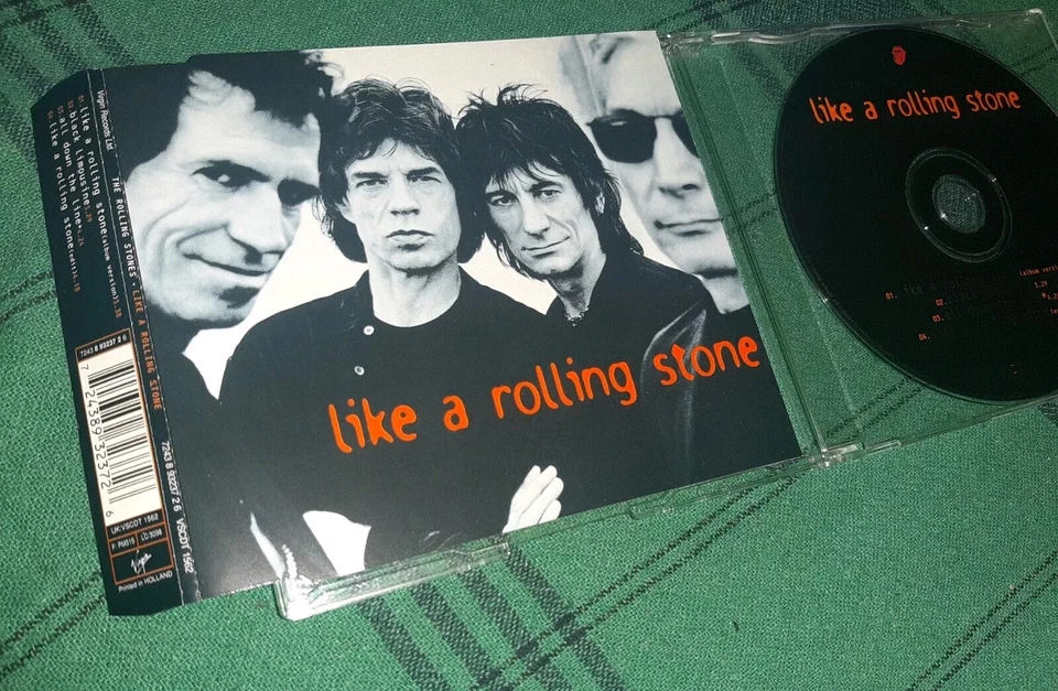 CD _ THE ROLLING STONES _ like a rolling Stone/black Limousine/all down.. DYLAN! - Bild 1 von 4