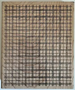 Stampin' Up 2001 (1 Stamp) "Stipple Plaid" - Picture 1 of 3
