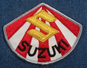 NOS 70s Vintage Original Suzuki 4" Patch Motorcycle GXSR Dirt Bike Racing Retro - Picture 1 of 3