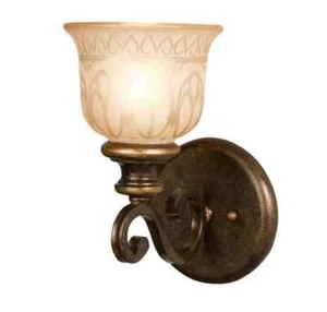 Crystorama Lighting Norwalk 1 Light 6.25 inch Bronze Umber Sconce Wall Light - Picture 1 of 2