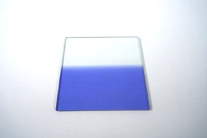 Tiffen Professional 6.6"x6.6" Clear / Cool Blue 1 Hard Graduated Camera Filter - Picture 1 of 2