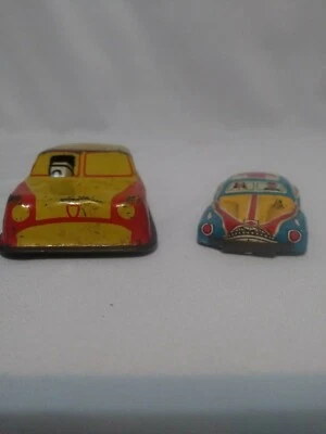 Vintage Tin Vehicles 1940's Taxi & Ambulance  #965 - Image 1 of 4