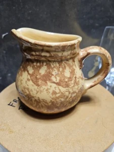 Vintage PFALTZGRAFF Creamer, USA, Brown & Caramel 4" - Picture 1 of 7