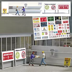 The Dispute mini scene with English signs OO/HO Gauge Busch 7910 - Picture 1 of 2