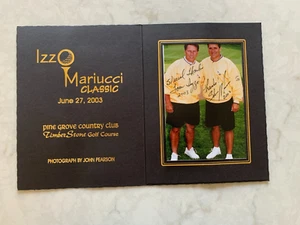 Autogrammbild - Tom Izzo & Steve Mariucci bei Izzo/Mariucci Classic, 2003 - Bild 1 von 3