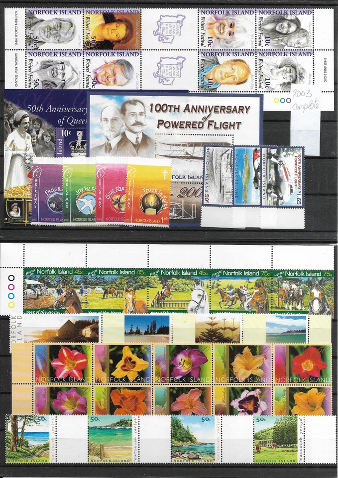 NORFOLK ISLAND @  YEAR  2003 COMPLETE - MNH  Nice Priced @Aus.296 - Image 1 of 1