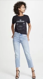 Pantalones de mezclilla recortados 501 azul áspero diamante talla 24x28 Levi’s nuevos con etiquetas $128 - Imagen 1 de 12