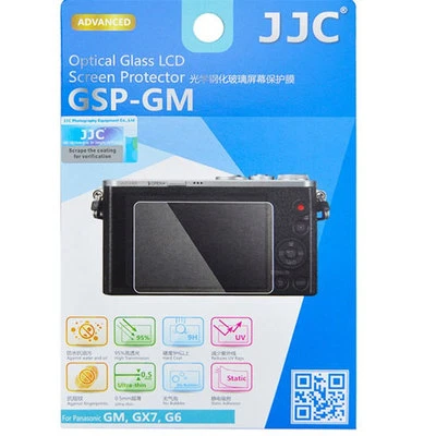 JJC GSP-GM Optical GLASS LCD Screen Protector Film for Panasonic GM GX7 G6 9H  - Image 1 of 2