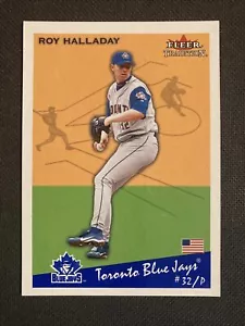 2002 Fleer Tradition Update Glossy ROY HALLADAY Blue Jays #/200 Parallel - Picture 1 of 3