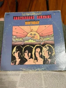 Underground Sunshine Birthday Let there be Light Lp Vinyl Record - Imagen 1 de 1