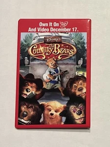Disney’s The Country Bears Movie Vintage Promotional Video Store Button Pin - Picture 1 of 3