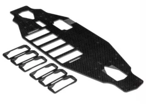 Hot Bodies 67701 Cyclone TC/Drift/WCE Graphite Main Chassis + Tray - Bild 1 von 2