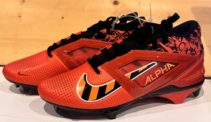 Nike Alpha Menace 4 Pro NRG Molded Picante Red Football Cleats Shoes MENS 11.5 - Picture 1 of 9
