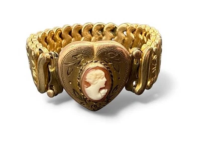 Pulsera Victoria Firmada Camafeo Sweetheart Expandible Corazón J12 Foto 1 de 4