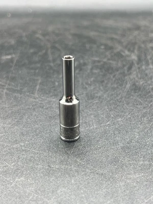Blue-Point 1/4" Drive 6-Point Metric 4 mm Deep Socket AK0725M (NSP014109) - Image 1 of 4