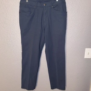 Lululemon ABC Classic Fit Pant Mens 32x28 Stretch Flex 5 Pocket LM5A43S Blue - Imagen 1 de 11