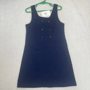 Hope and Henry Mädchen Kleid Größe 6 dunkelblau Bio-Baumwolle - Bild 1 von 5