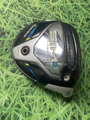 Used TaylorMade SIM2 3W 15° Titanium Fairway Wood Head Only Right-Handed - Image 1 of 4