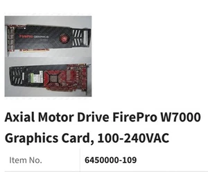 AMD FirePro W7000 4GB PCIE Quad DP 702294-001 |Axial Motor Drive GE 6450000-109 - Picture 1 of 5