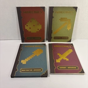 Minecraft Handbook Lot Combat Redstone Construction Essential Strategy Books - Picture 1 of 6