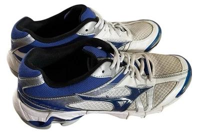 Mizuno Volleyball Shoes Womens Wave Bolt 4 ( 430188 0052 ) Gray Blue Size 10 - Image 1 of 4